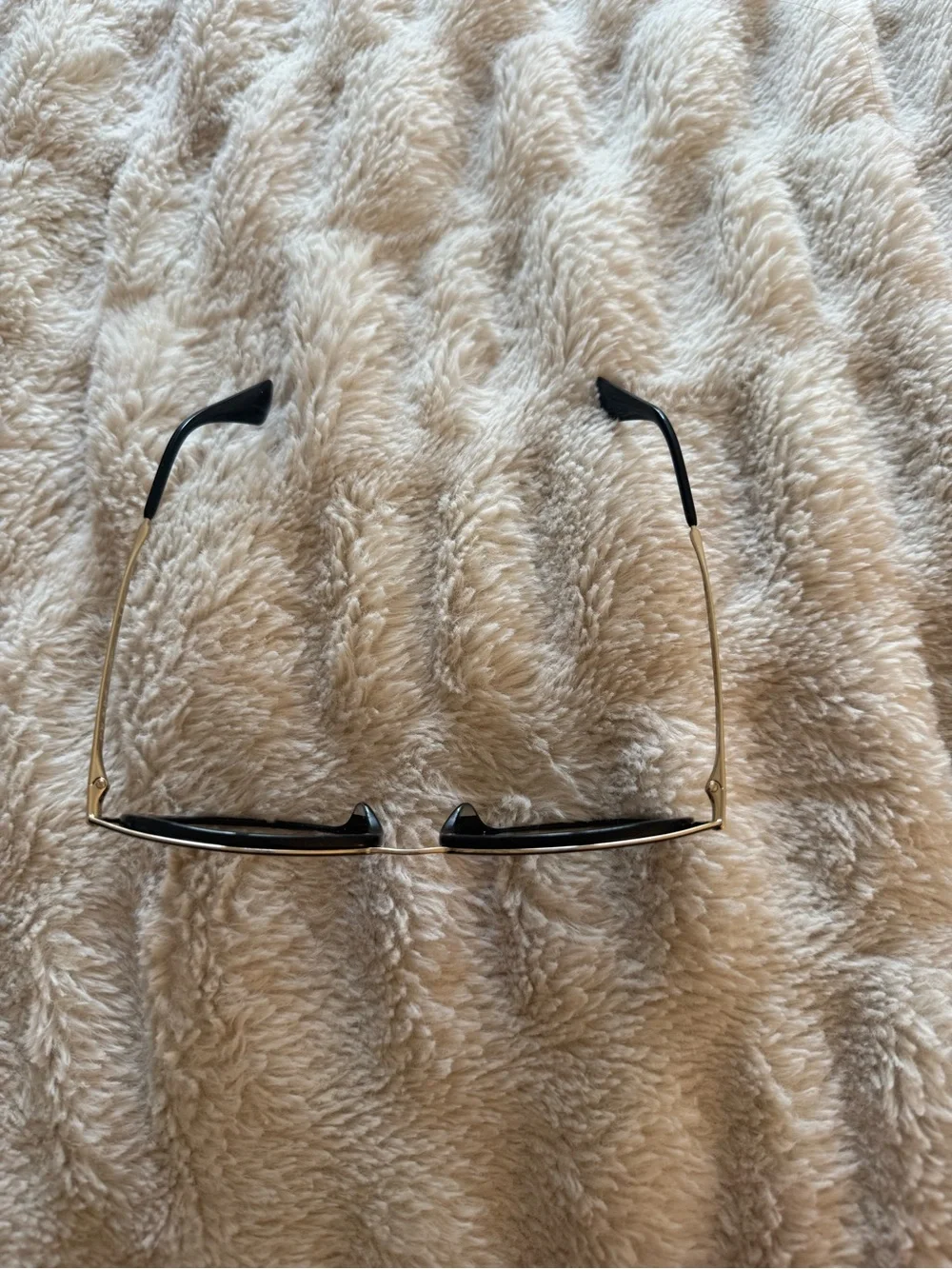 Prada Black Round Women's Sunglasses with Gold Accents